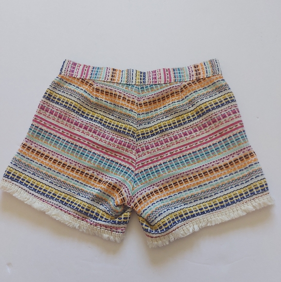 Old Navy Girls multi color tweed boho shorts size 14 - Picture 5 of 5
